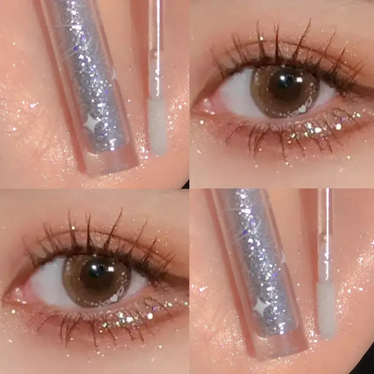 Liquid Eyeshadow Sparkling Face Make up Highlighter Polarized Flash Lasting Lying Silkworm Brightens Glitter Pigment Cosmetics