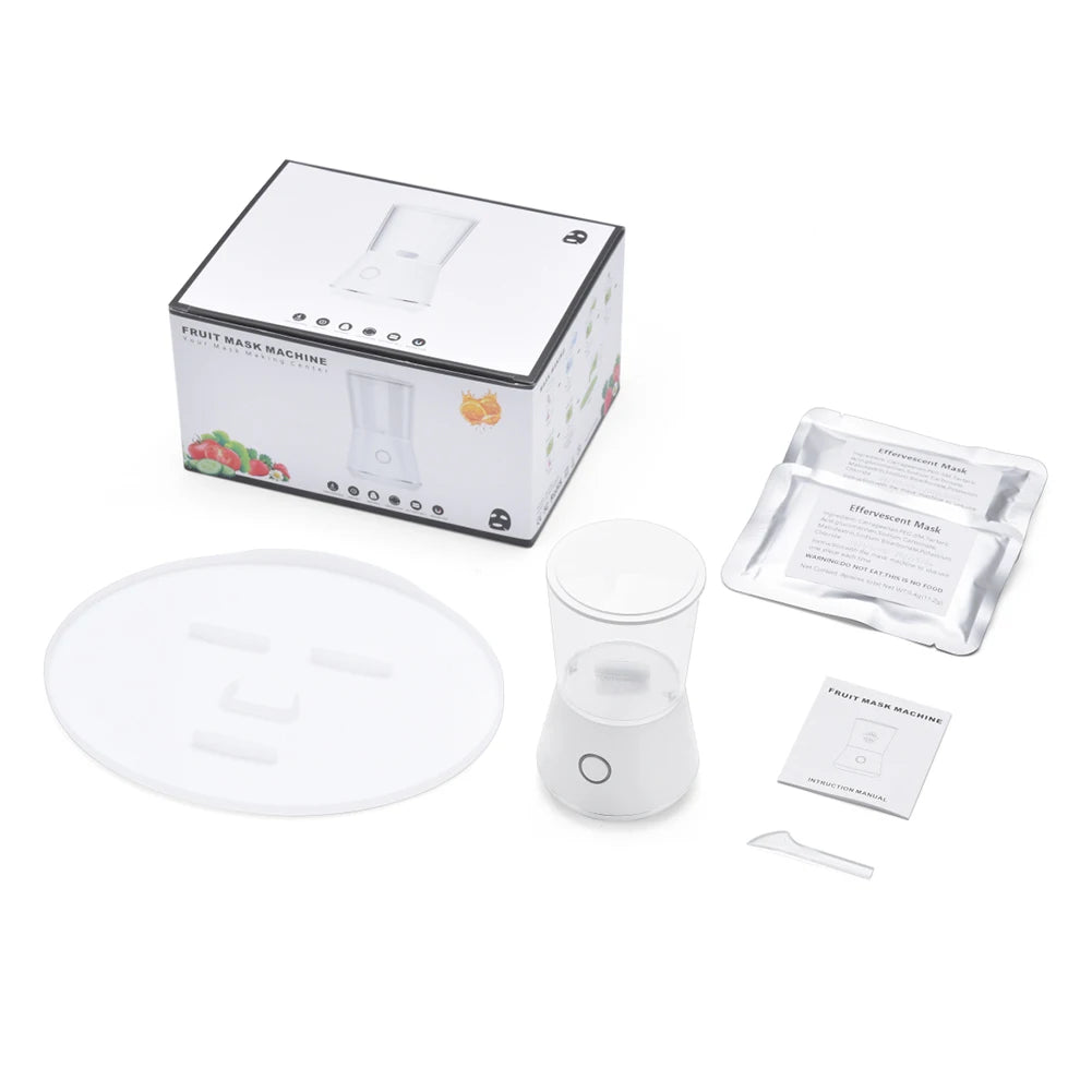 Upgraded Intelligent Timing Electric Face Mask Maker DIY Fruit Vegetable Face Skin Care Mask Making Machine Alarm Voice Reminder