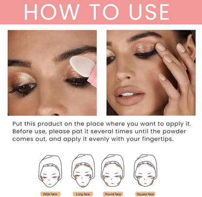 Glow Products Makeup High Light Flapping Powder Body Brightening Moisturizing and Glowing Face and Body Multipurpose Cosmetics Face Body Glow Lighting Champagne Eye Liner