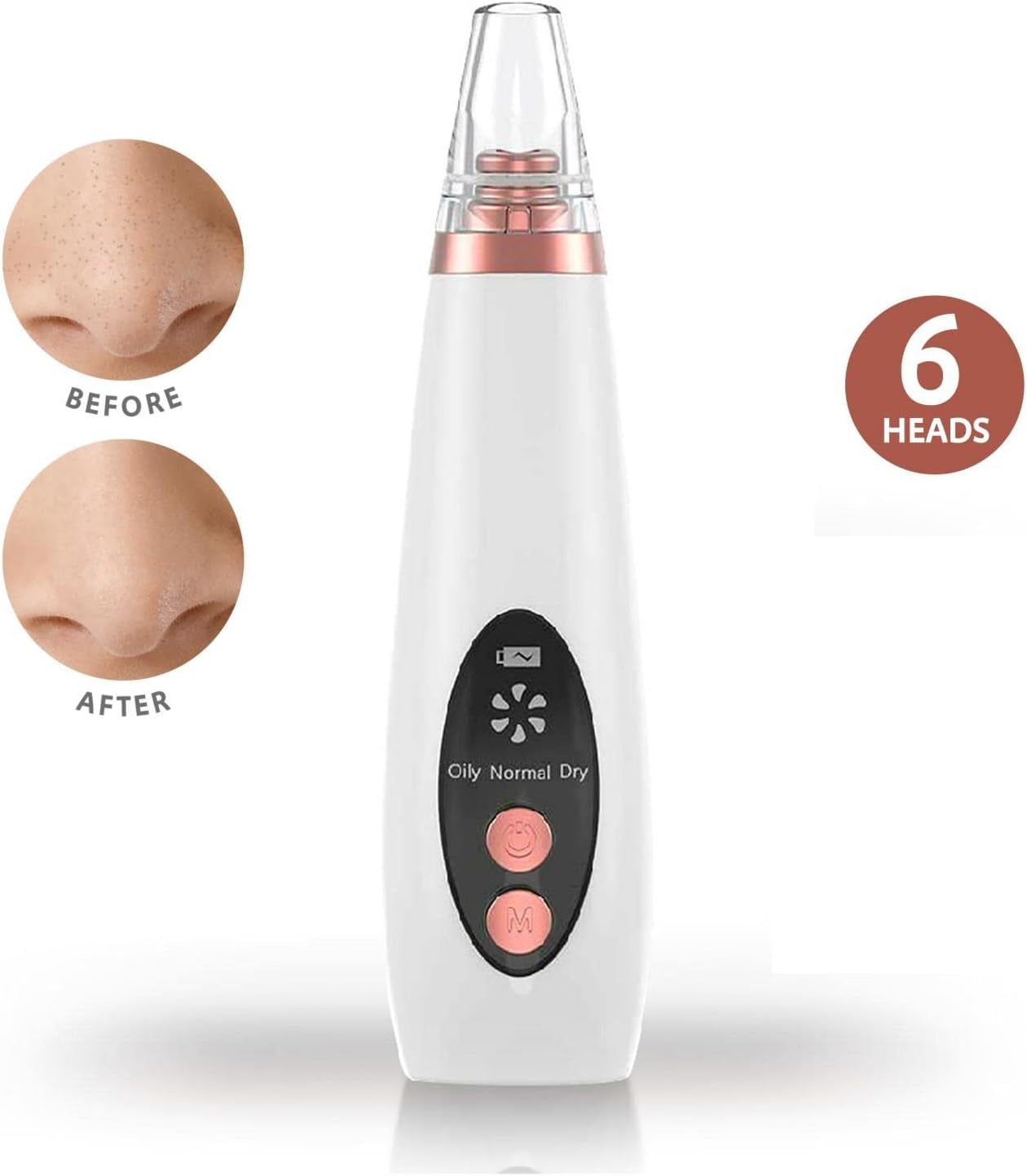 Pore Cleaner Blackhead Remover Vacuum Acne Comedone Extractor Facial Pore Cleanser Sucker Spot Pimple Whitehead Deep Suction