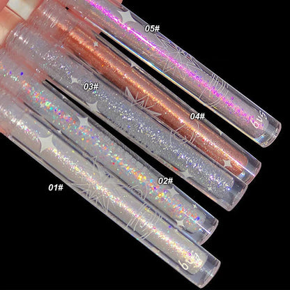 Liquid Eyeshadow Sparkling Face Make up Highlighter Polarized Flash Lasting Lying Silkworm Brightens Glitter Pigment Cosmetics