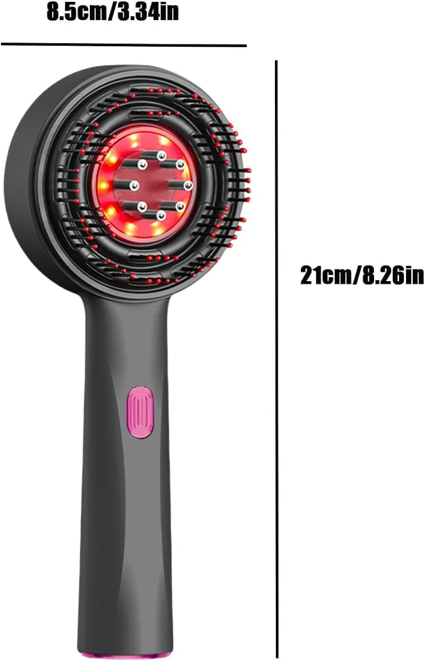 Stimulate Hair Growth with Electric Scalp Massage Comb, Hair Oil Applicator with Scalp Massager Brush