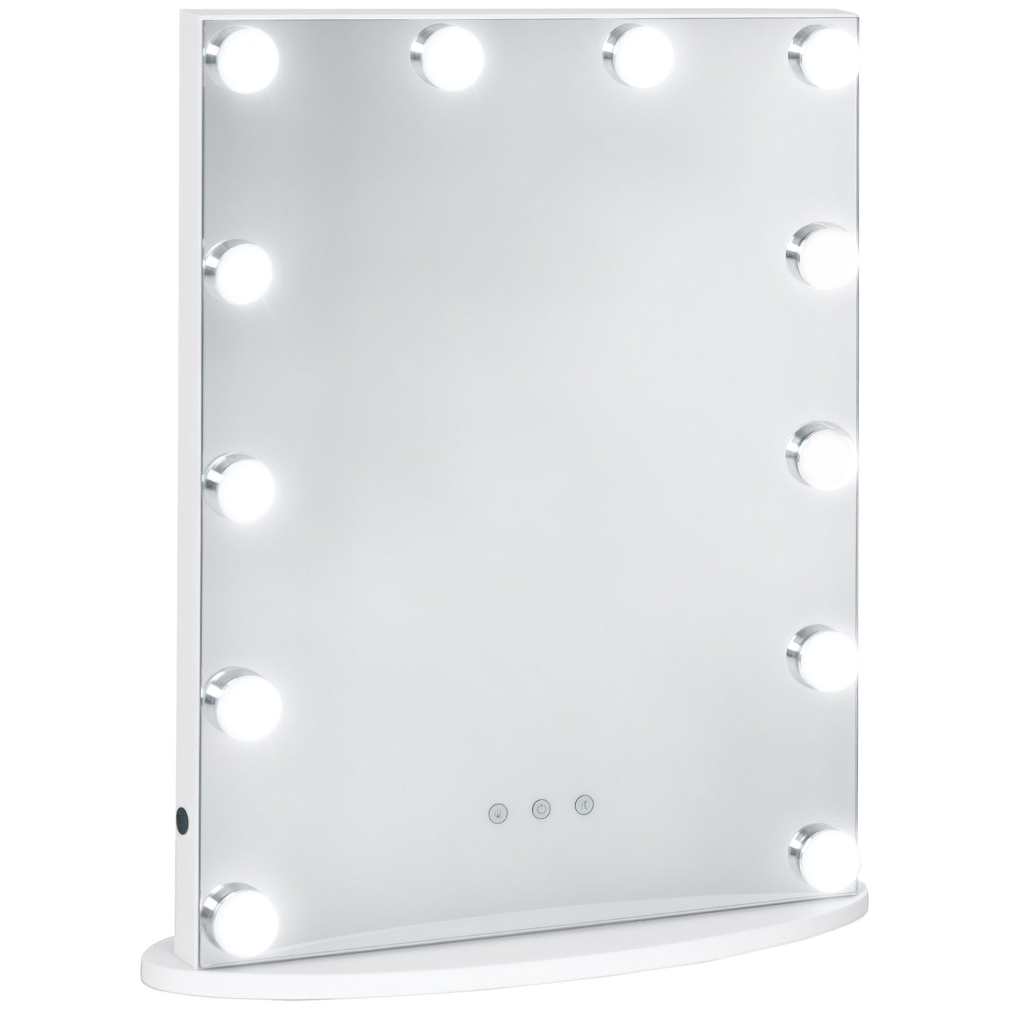 HOMCOM Hollywood Makeup Mirror with Led Light Dimmer Cosmetic Beauty Stage