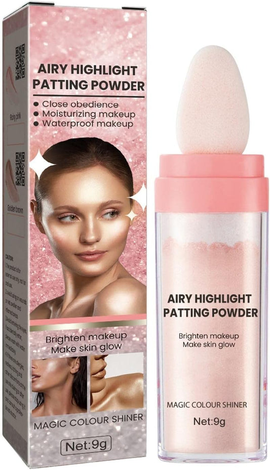 Glow Products Makeup High Light Flapping Powder Body Brightening Moisturizing and Glowing Face and Body Multipurpose Cosmetics Face Body Glow Lighting Champagne Eye Liner