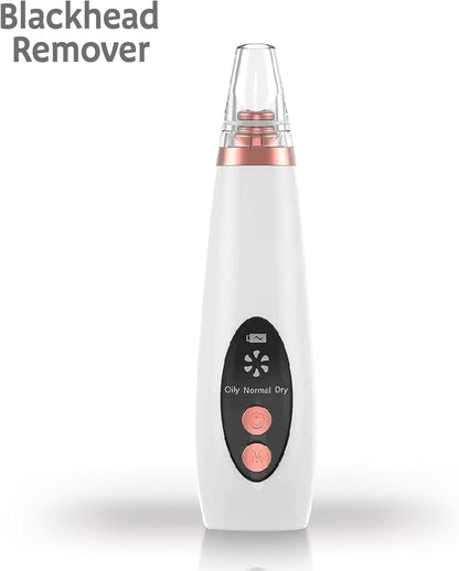 Pore Cleaner Blackhead Remover Vacuum Acne Comedone Extractor Facial Pore Cleanser Sucker Spot Pimple Whitehead Deep Suction